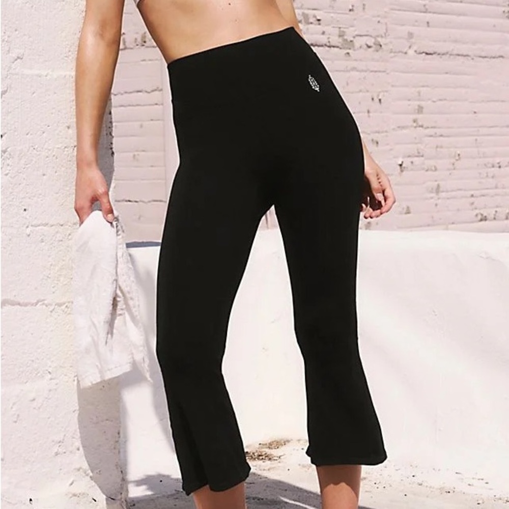 Free People Movement Go To Cropped Flare Leggings